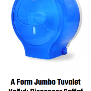 JUMBO TUVALET KAĞIDI DİSPANSER ŞEFFAF MAVİ