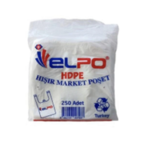 Elpo Koli Hışır Poşet (Orta Boy - 8 Pk X 250 Ad/Pk)