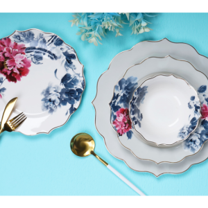 Arow-Pink&More 24 Prç Porselen Yemek Takımı