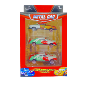 Beren-Kutulu 3 Lü Metal Araba Metalik 144 Lü